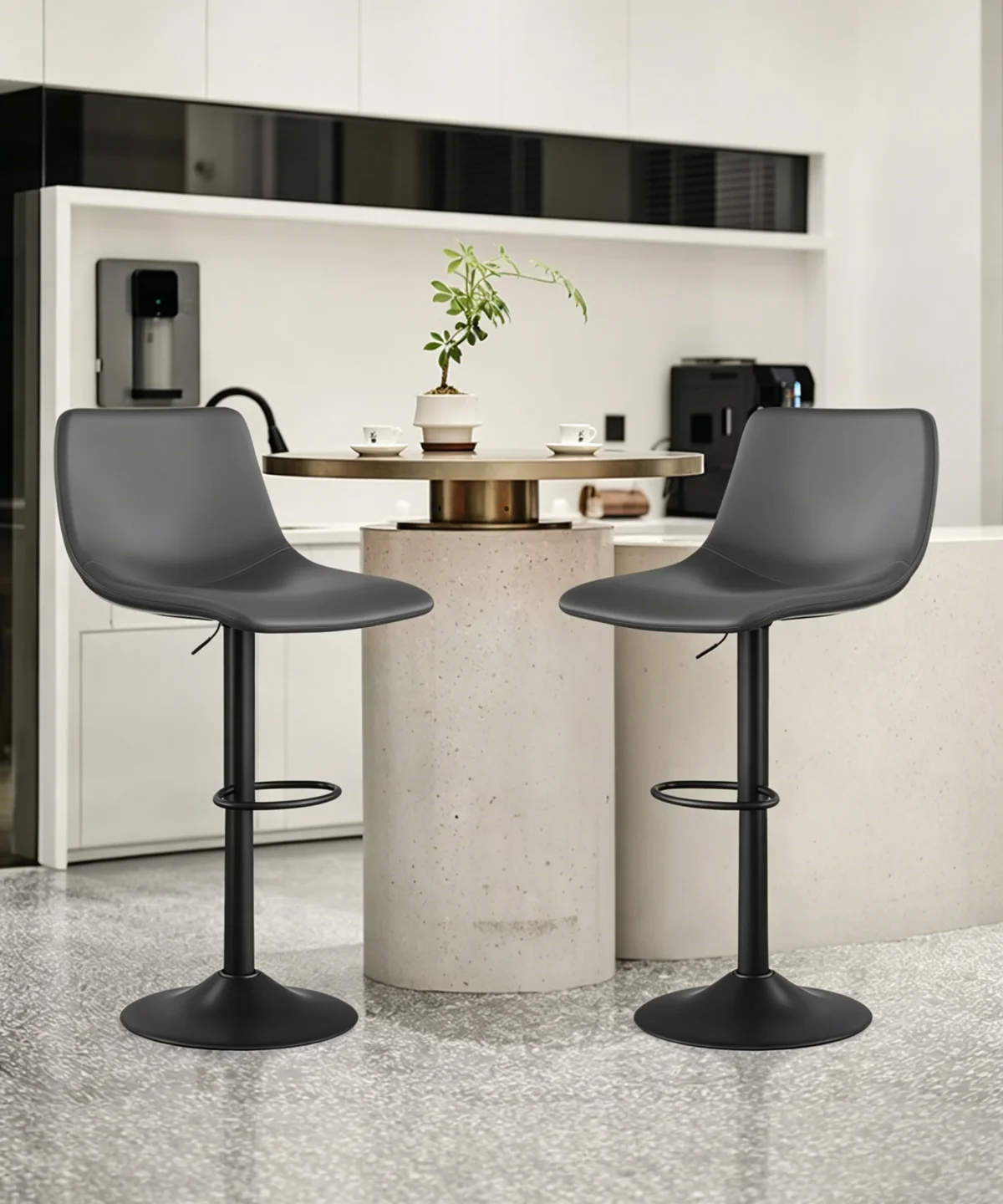 Contemporary Bar Stools for Kitchen Islands Set of 2