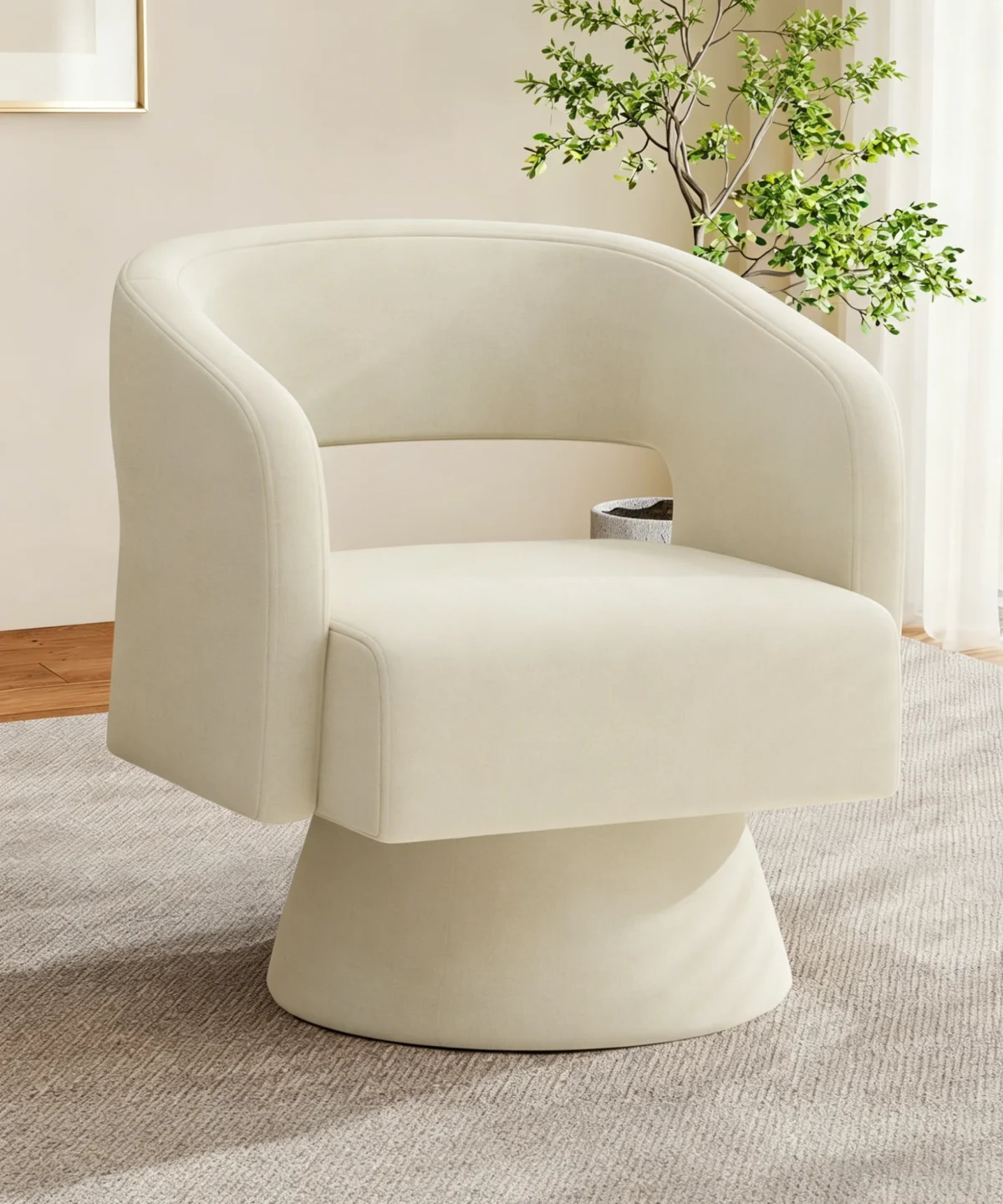 Modern Swivel Accent Barrel Chair Lounge Sofa Chair