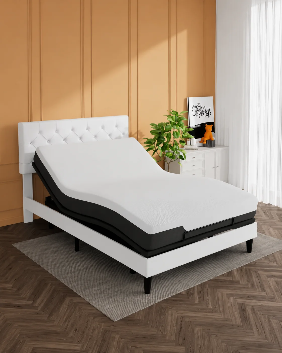 Full Size Adjustable Bed Frame with Remote Control - Image 4